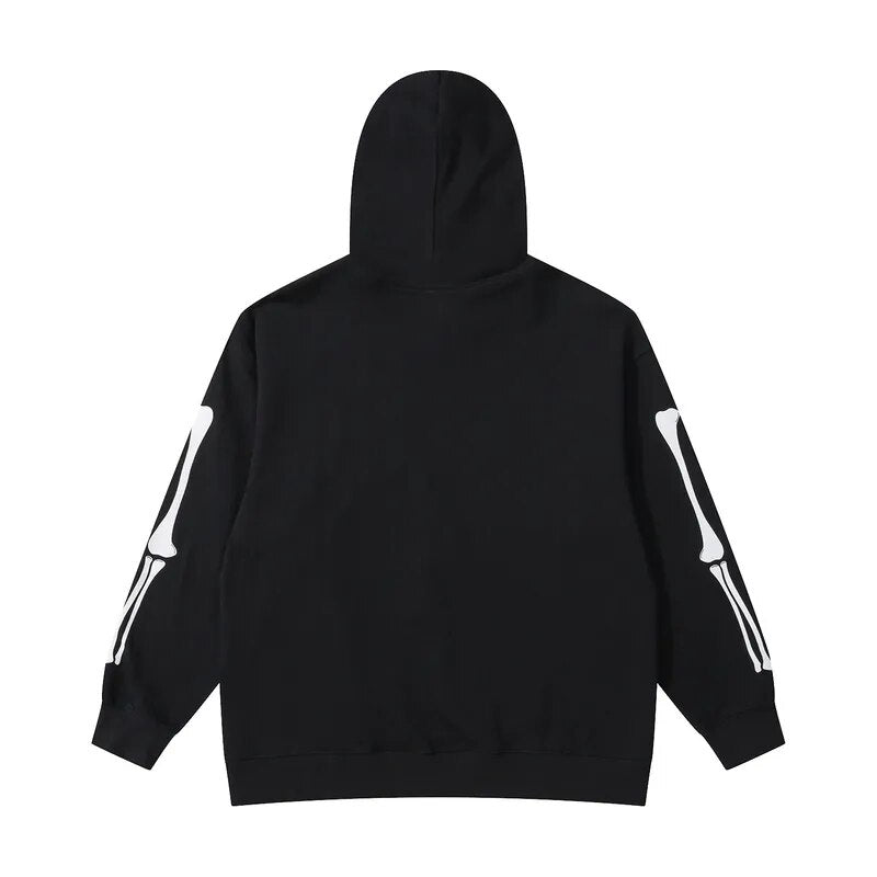 Skull Earth Retro Hoodie