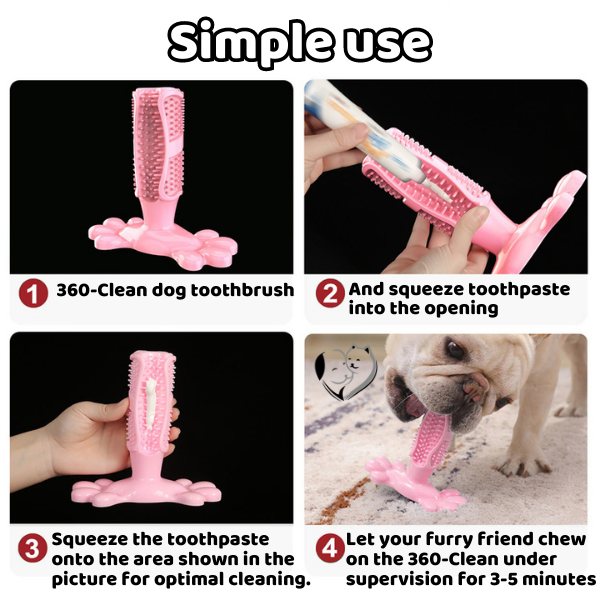 360-Clean Dog Toothbrush