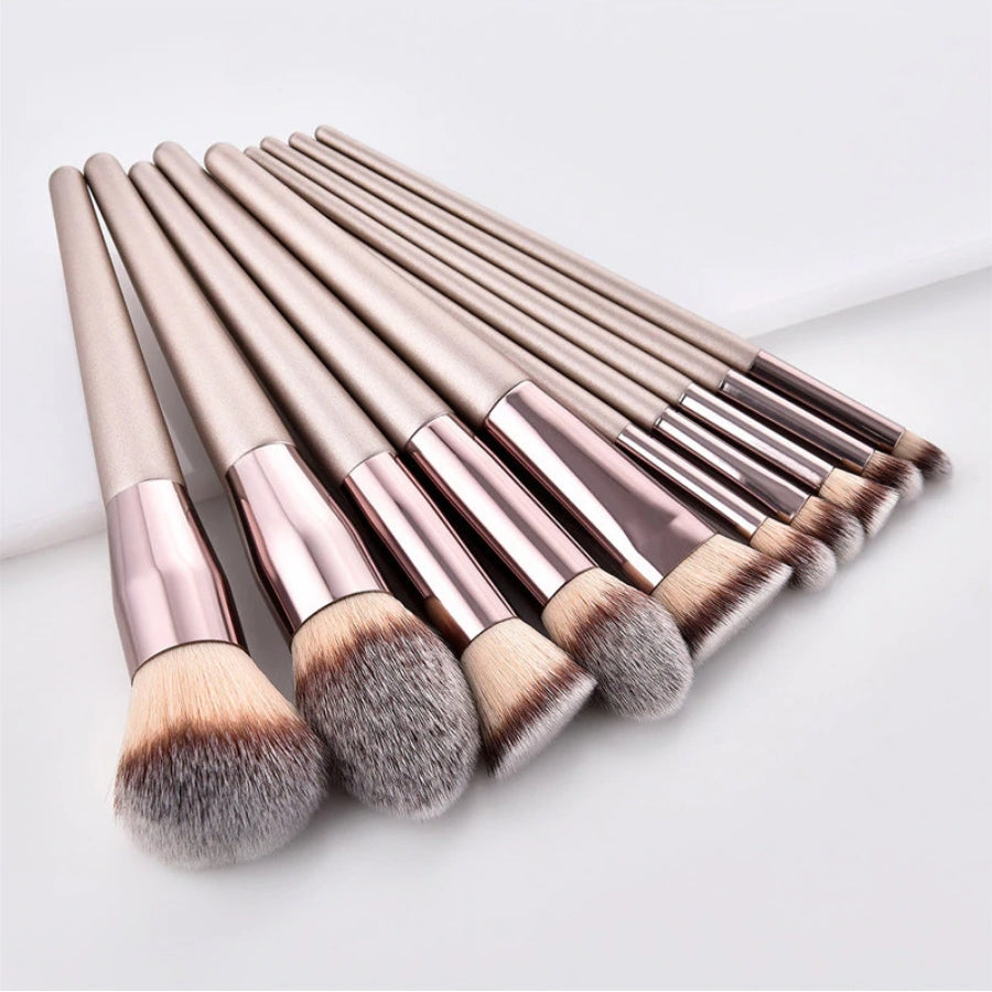 Champagne Makeup Brush Set