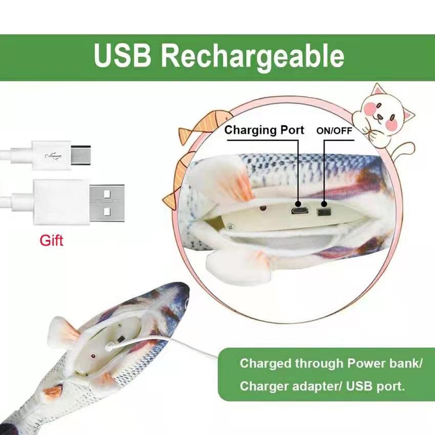 Cat USB Charger Interactive Toy